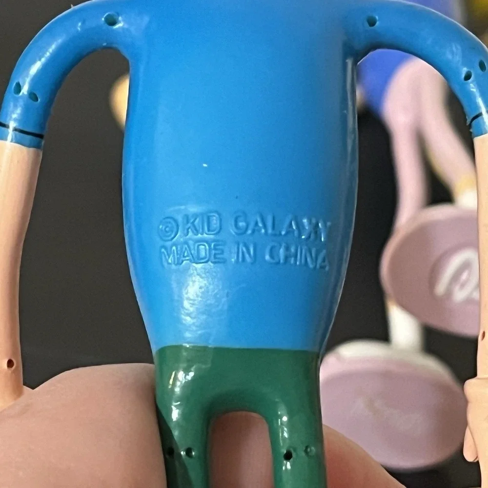 Kid Galaxy BENDOS Bendable 4 Figures Lot Swimming Basketball Camp Mindy Sassy